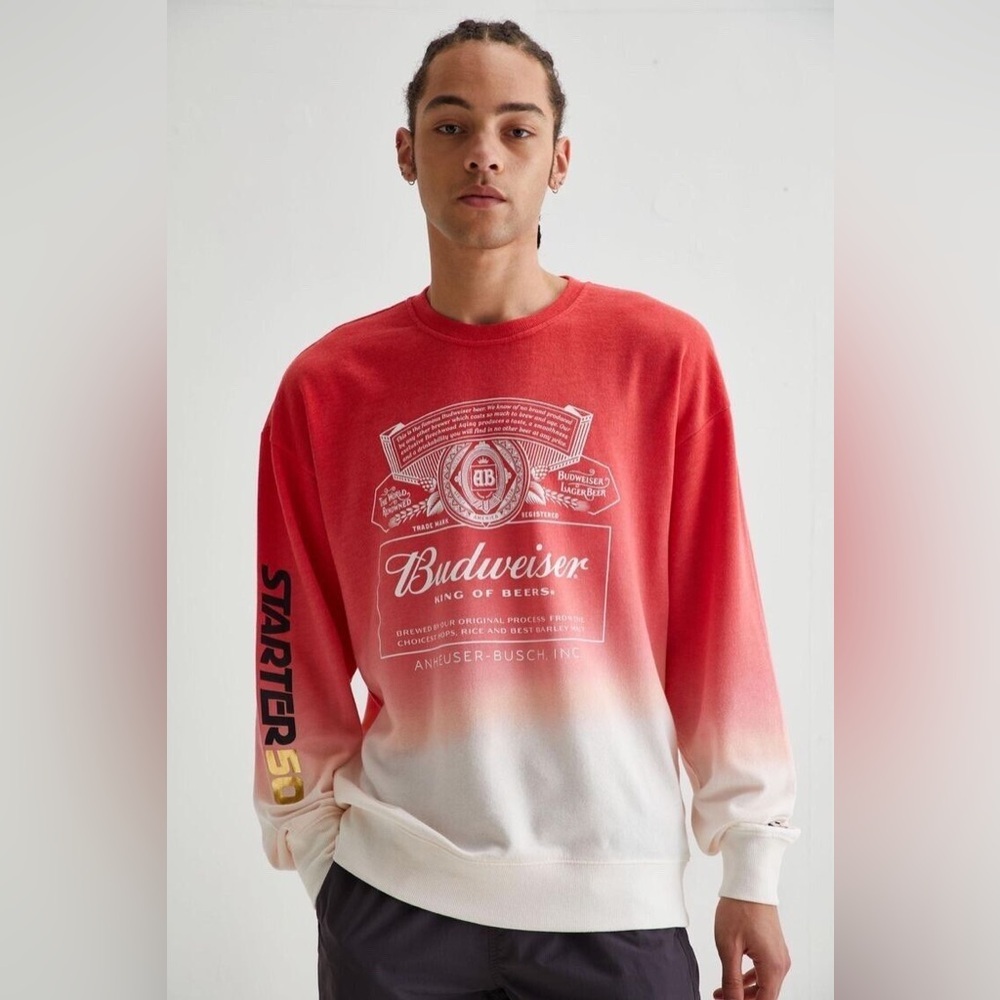 Starter 50 Budweiser - Ombré Crewneck
